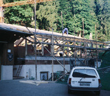 Rohbau Technik und Schulungsraum im Jahr 1997