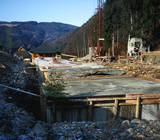 Rohbau KK-Standanlage (2. Bauabschnitt) im Dezember 1991